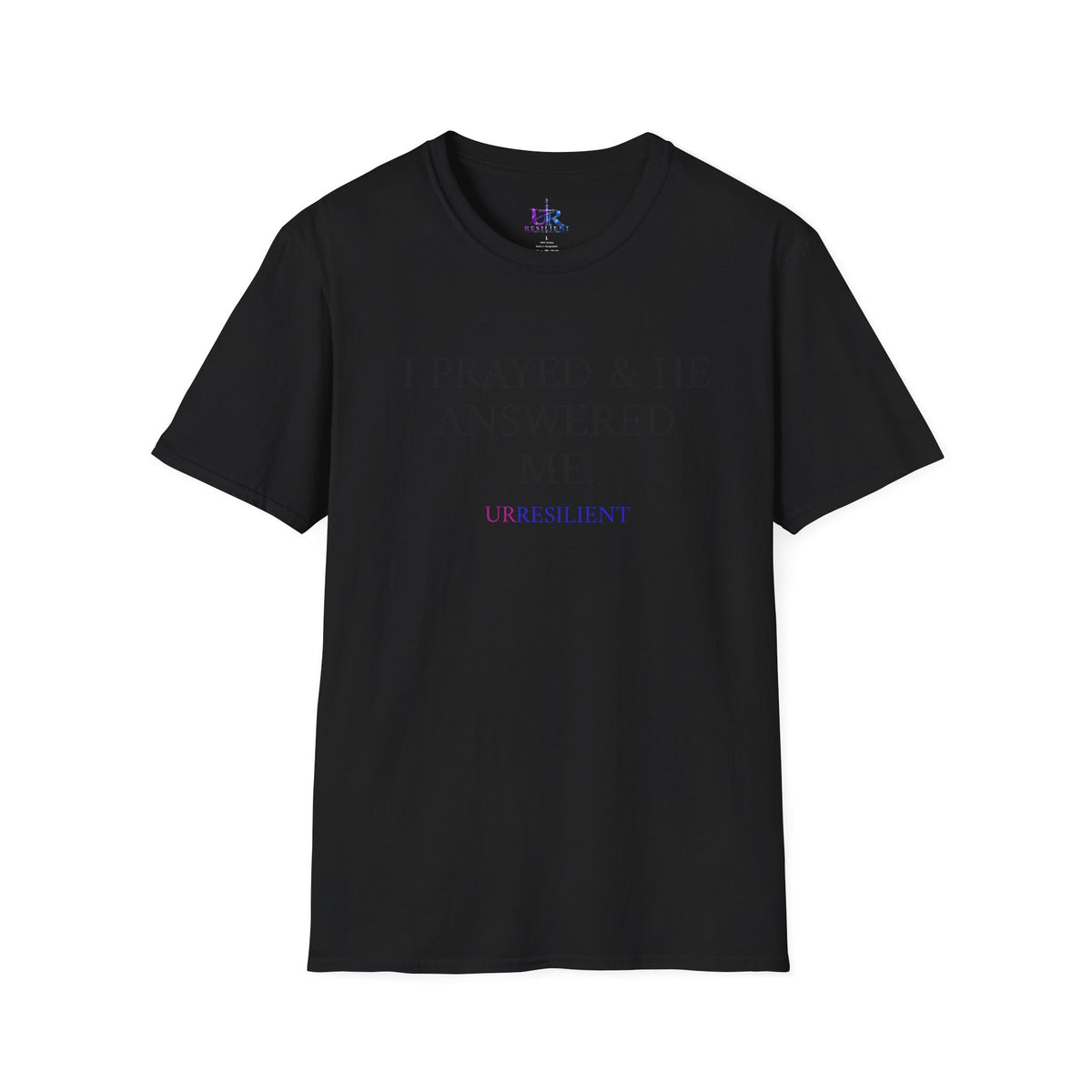 Prayer T-Shirt — "I Prayed & He Answered Me" Christian Faith Tee