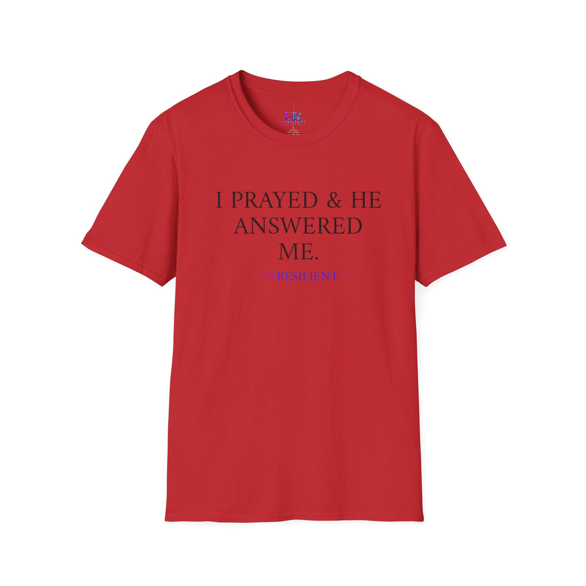 Prayer T-Shirt — "I Prayed & He Answered Me" Christian Faith Tee