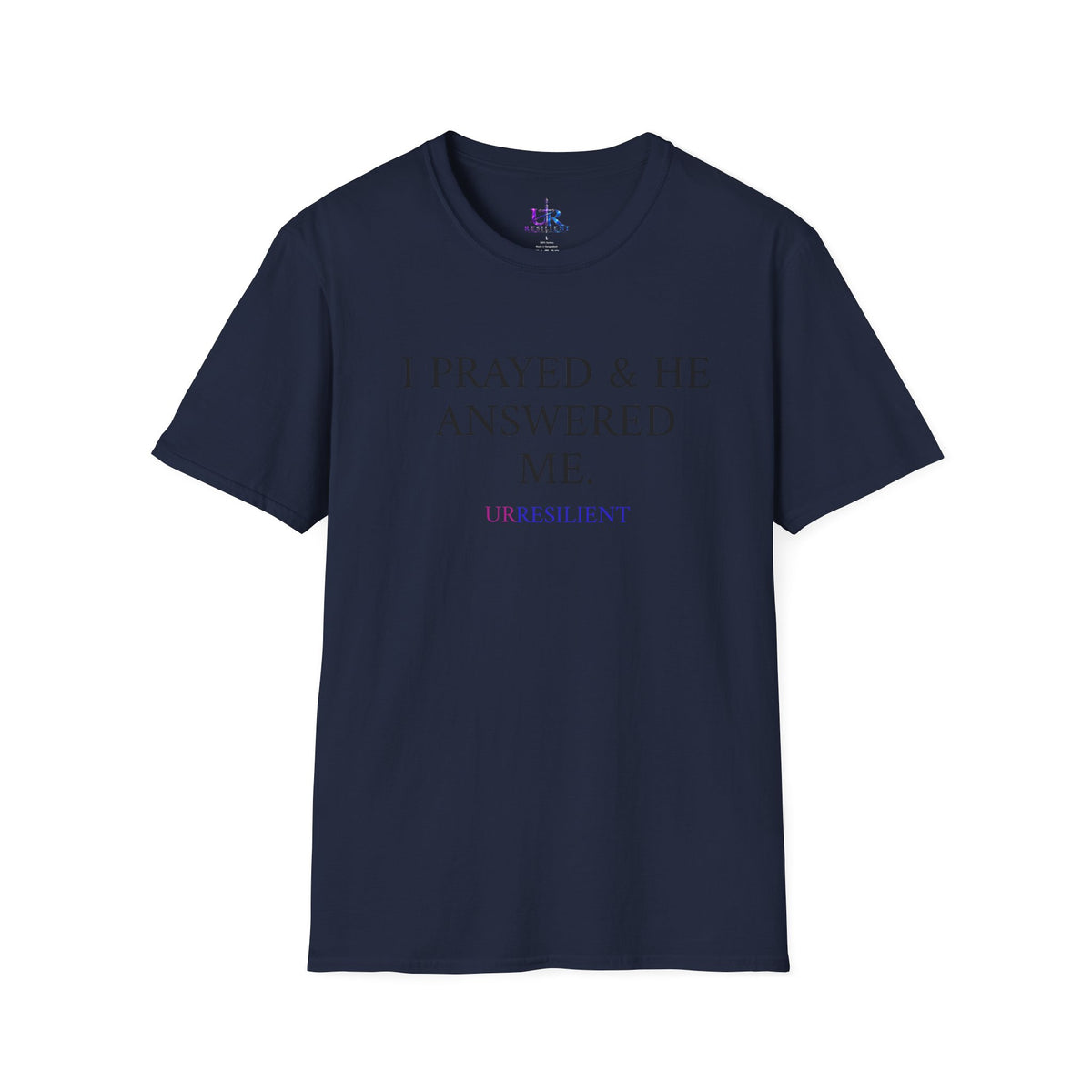 Prayer T-Shirt — "I Prayed & He Answered Me" Christian Faith Tee