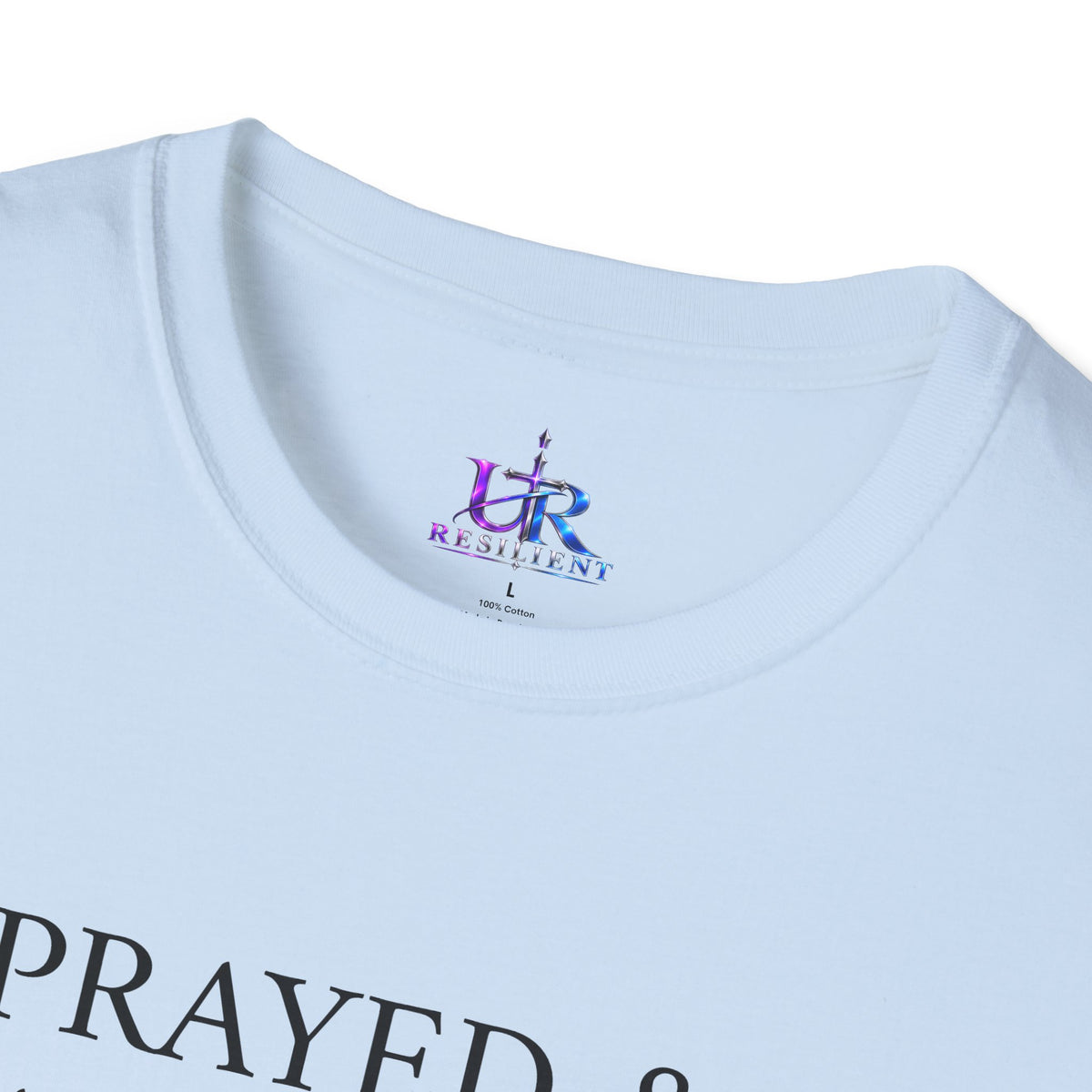 Prayer T-Shirt — "I Prayed & He Answered Me" Christian Faith Tee