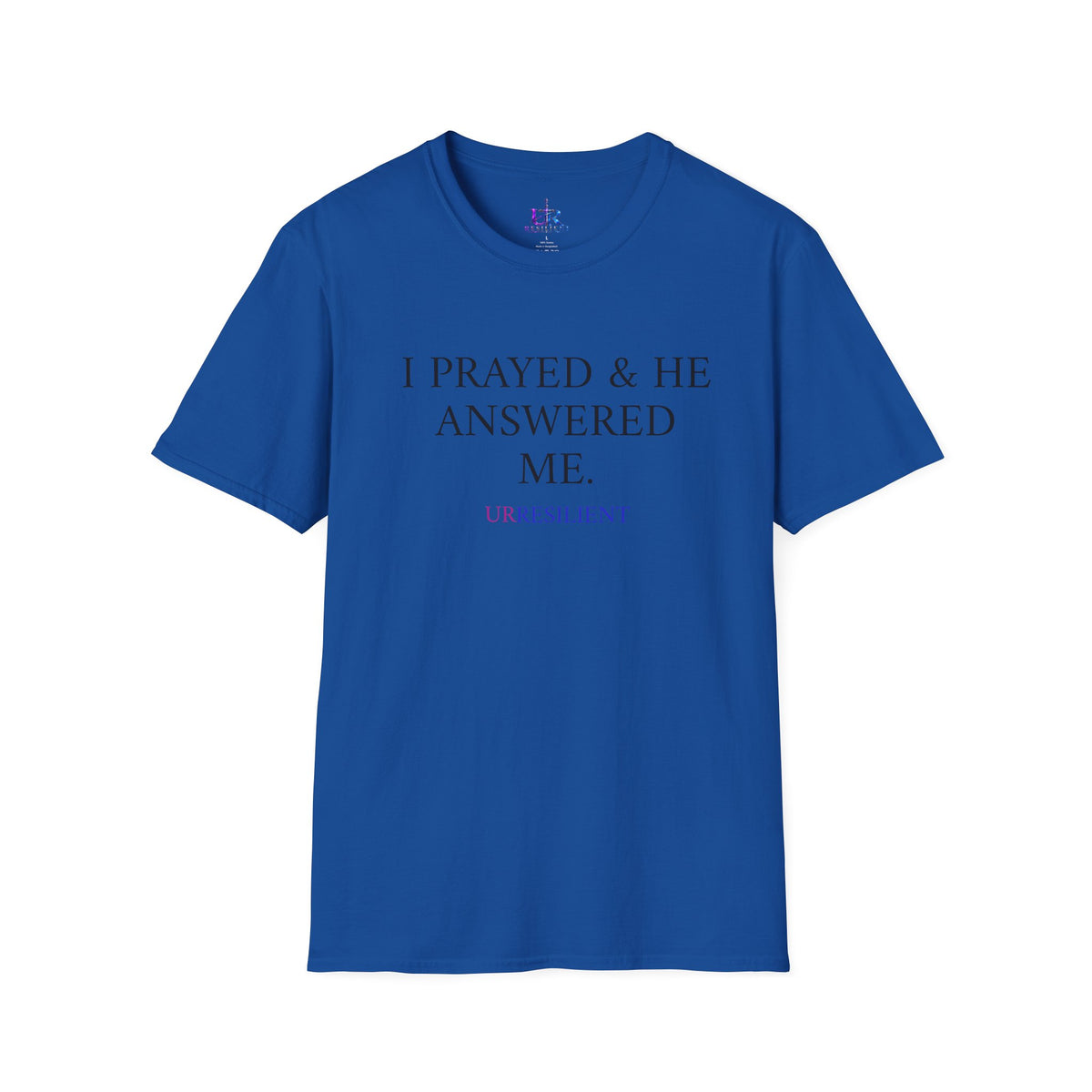 Prayer T-Shirt — "I Prayed & He Answered Me" Christian Faith Tee