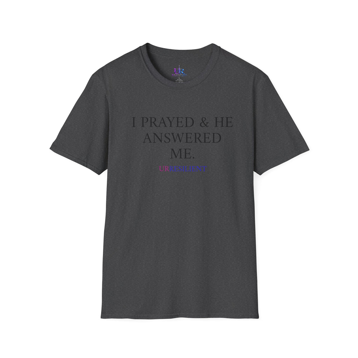 Prayer T-Shirt — "I Prayed & He Answered Me" Christian Faith Tee